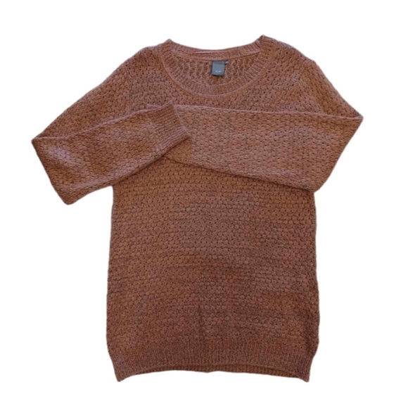Ichi Textured  Knit Sweater Light Mahogany Colour Size XXL - Picture 8 of 14